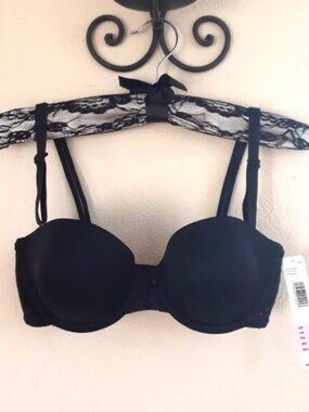 NWT DKNY 32D Strapless PushUp